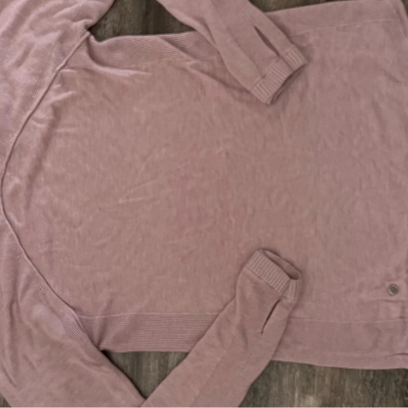 Lululemon Sunshine Coast Sweater Cashmere Blend 6 Dusty Pink - Picture 2 of 10